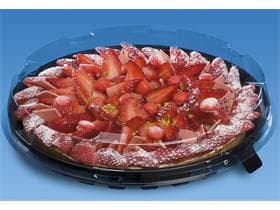 Haube zu Kuchen- und Tortenplatte aus PET/rPET, Ø 160 mm - Höhe 40 mm