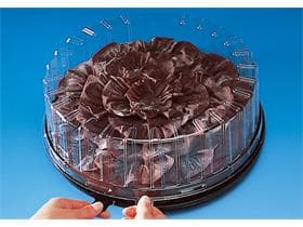 Haube zu Kuchen- und Tortenplatte aus PET/rPET, Ø 160 mm - Höhe 60 mm