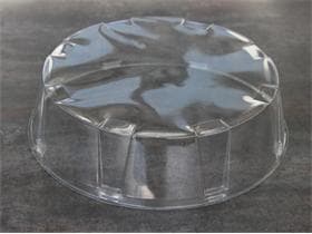 Haube zu Kuchen- und Tortenplatte aus PET/rPET, Ø 180 mm - Höhe 80 mm