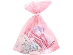 Wäschesack rot HDPE 120 - 130 Liter 470/130 x 1270 mm, umweltfreundlich