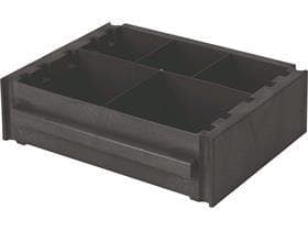 Ablageschale mit Facheinteilung, graphit