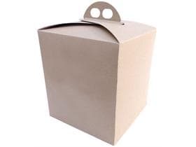 Tortenschachtel 21 x 21 x 26 cm Farbe Elfenbein, unbedruckt