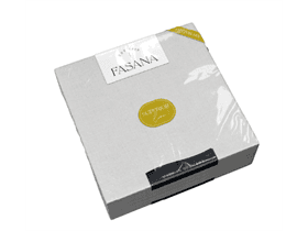 Cotton-Mix Serviette Struktur h'grau 38 x 38 cm, 1/4 Falz