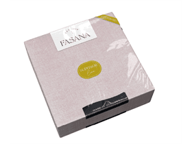 Cotton-Mix Serviette  Struktur rot 38 x 38 cm, 1/4 Falz