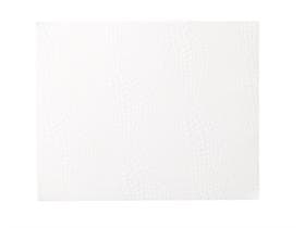 Plattenpapiere Kroko 40 gm2, 46 x 36 cm rechteckig, weiss, mit glattem Rand
