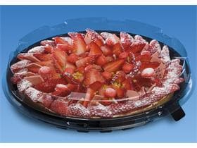 Haube zu Kuchen- und Tortenplatte aus PET/rPET, Ø 240 mm - Höhe 30 mm