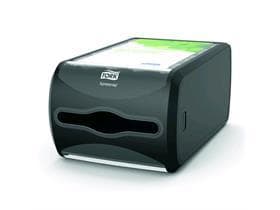 Tork Serviettenspender Interfold, Masse: 145 x 191 x 307 mm, schwarz