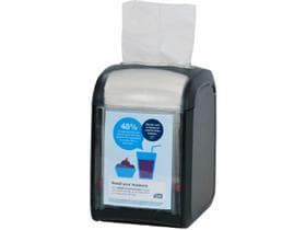 Tork Xpressnap Tischspender Fit, N14 schwarz, B 11.3 x T 14.1 x H 17 cm