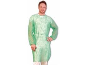 OP-Kittel PP-Vlies 26 gm2, 140 cm Länge x 150 cm Umfang, grün