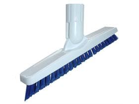 Fugenbürste 220 mm x 34 mm, mit blauen spitz zulaufenden PET-Borsten, Körper PP