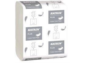 Einzelblatt-Toilettenpapier, Katrin Premium, weiss, 9.9 x 25.5 cm, 2-lagig,