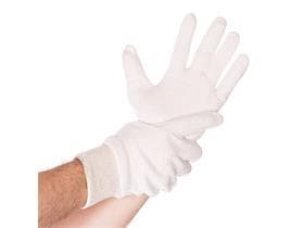 Baumwollhandschuhe BÜNDCHEN Universal, 25cm, Natur