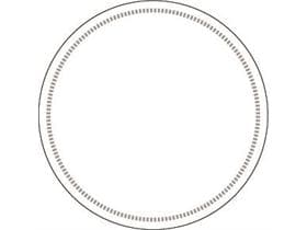 Tassenuntersetzer Tissuewatte 8-lagig weiss, ø 90 mm, gerader Rand, unbedruckt