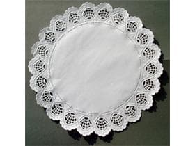 Tortenspitzen "Preference" ø 16 cm rund, weiss, fettdicht