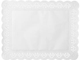 Tortenspitzen 30 x 40 cm rechteckig, weiss, fettdicht,