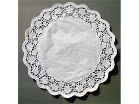 Tortenspitzen ø 10 cm rund, hochweiss