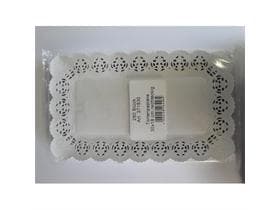 Tortenspitzen 26 x 34 cm rechteckig, hochweiss