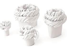 Manschetten "Geflügel" weiss ø 14 mm lebensmittelecht