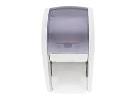 Toilettenpapierspender LUNA PAPERBOY weiss glänzend, für 2 Rollen, sparsame