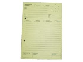 Telefonblock A5 gelb, 8 cm Lochung