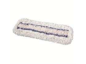 Mopp Tronic für Clipper 50 cm,weiss/blau geschlossene Fransen, vorgewaschen