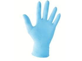 Nitril-Handschuhe FINESS Grösse L blau, puderfrei, Länge 24 cm
