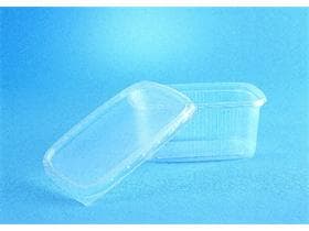 Deckel 108 x 82 mm eckig, transparent,PP zu Verpackungsbecher 46314, 46315, 46316