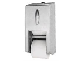 Toilettenpapierspender Tork Midi T7 Edelstahl, B 149 x H 325 x T 143 mm,