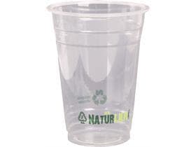 BIO Clear Cup aus PLA transparent, 5 dl, ø 96 mm, mit Standarddruck