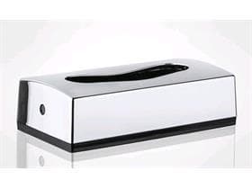 Halter für Kosmetiktücher, verchromt Wand- oder Standmodel, 270 x 140 x 70 mm