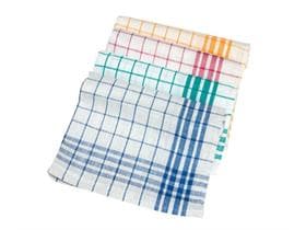 Geschirrtuch 1221, 50 x 70 cm blau/weiss kariert, 100% Baumwolle