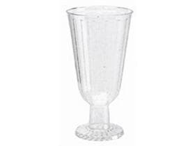 Kaffee-Fertig-Glas glasklar, 2,5 dl aus Kunststoff PS, mit Fuss