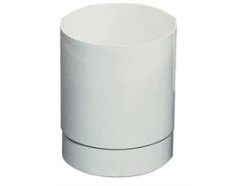 Abfalleimer Kunststoff weiss 13 lt 290 x 250 x 250 mm