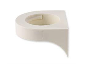 Wandhalterung Hygostar, für Pumpspender aus Kunststoff weiss inkl.