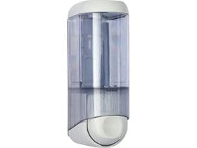 Seifenspender Cosi weiss 0.170 lt 140 x 75 x 55 mm, Seifenbeh. transparent