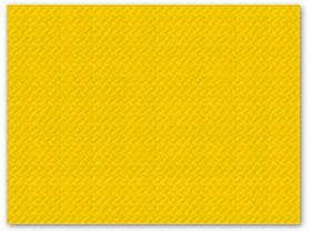 Tischset 1-lagig, 30 x 40 cm, gelb geprägt, gerader Rand