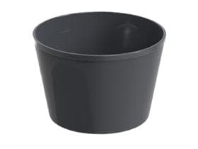 Mehrweg Multi Becher, 480 ml, aus Kunststoff, schiefergrau, Ø 120 x 80 mm