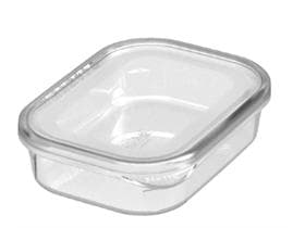 Feinkostbecher mit Deckel, 125 ml, transparent, 109 x 82 x 28 mm