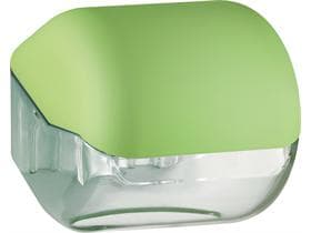 WC-Papier Spender Colored grün, passend für 1 Kleinrolle, 150 x 148 x 140 mm