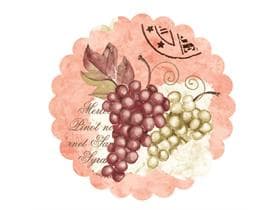 Tassenuntersetzer Tissue 7-lg, ø 100 mm, "LA BODEGA"