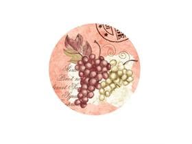 Tappi in cartoncino opaco, 67mm, "LA BODEGA"