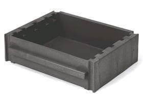 Ablageschale ohne Facheinteilung, graphit