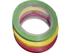 Klebebänder PVC-866, 9 mm x 66 lfm rot, Karton à 8.4 kg