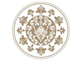 Caps Mattkarton, 74mm, "PASCAL" gold