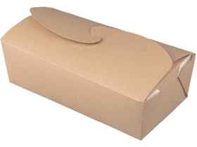 Backschale aus Ofenkarton braun, 750 gr, 160 x 80 x 120 mm