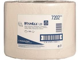 Putztuchrollen Wypall L20 weiss 1-lagig 23.5 x 38 cm, perforiert, 1000 Tücher
