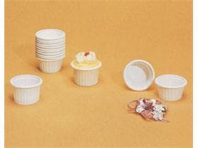 Diplomatkapseln MIDI, ø 72/56 mm, Höhe 28 mm, weiss