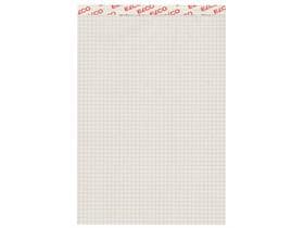 Notizblock A5 Recycling 65 gm2, 4 mm kariert, perforiert, ELCO