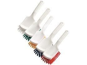 Handbürste mit kurzem Stiel, hart, rot, TASKI