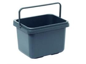 TASKI Eimer aus Kunststoff , 7 L, grau Eimer aus widerstandsfähigem Kunststoff